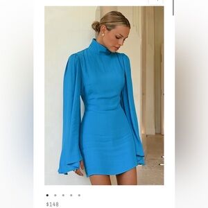 YLLW Raya dress in teal